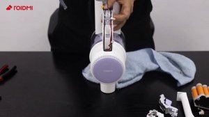 Roidmi Zero battery installation