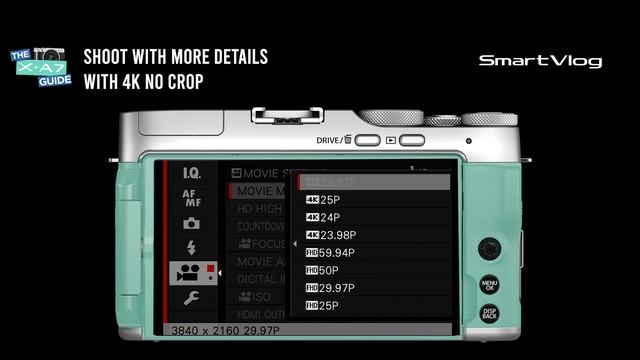 X-A7 4K No Crop Video Guide смотреть онлайн