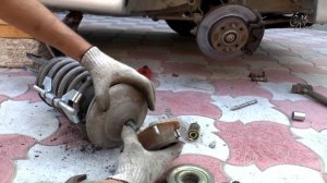 Замена передней стойки амортизатора ваз 2114 ваз 2108