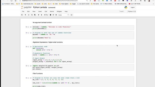 Lambda Function | Python Tutorial in Tamil #8 смотреть онлайн