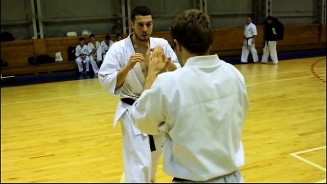 Kaiten Mawashi Geri - Feint Mawashi Geri (round Kick)