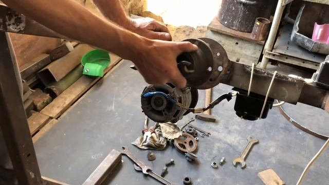 Бетономешалка своими руками. Concrete mixer self made смотреть онлайн