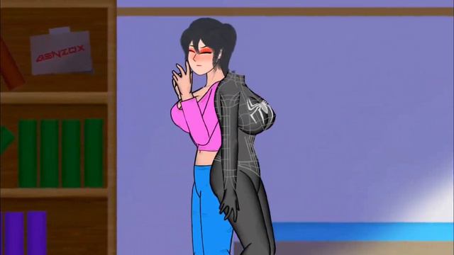 Tiktok Spider Girl She Venom Suit Costume | 2D Animation смотреть онлайн