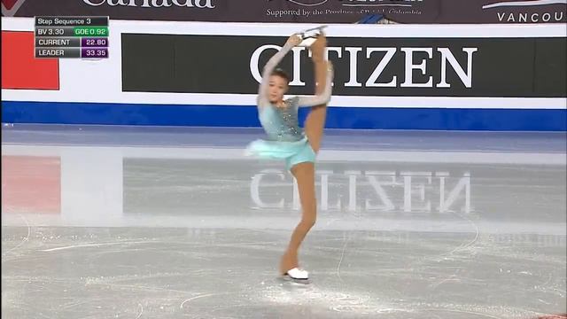 Anna Shcherbakova (RUS) | Ladies Short Program | Vancouver 2018 смотреть онлайн