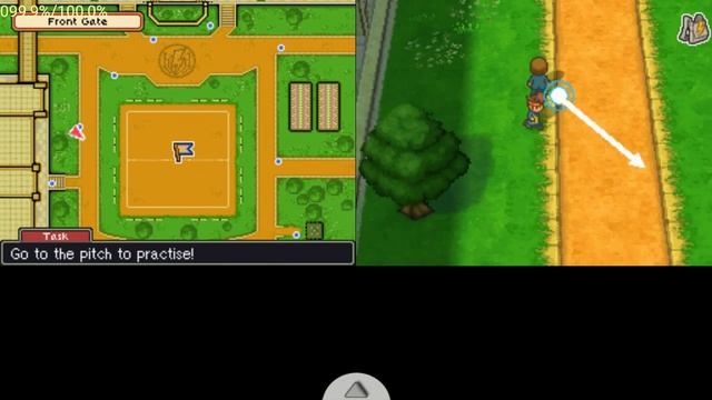 Играем в Inazuma Eleven / 11 молний #1