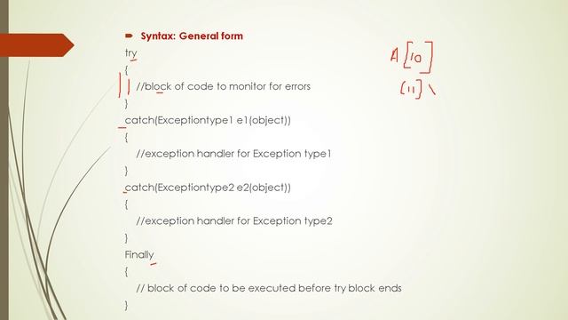 Error and Exception Handling in JAVA...S6 ECE..OOP смотреть онлайн