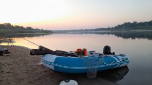 Семейный отдых на Вятке. Лодка Gladiator 350s нднд и мотор 9.8 лс