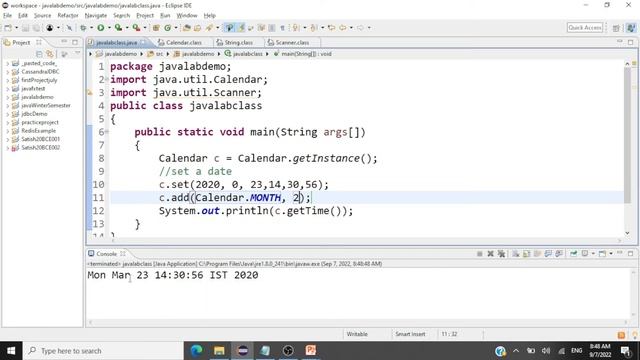 Java Programming - Calendar Class - Methods - Exercise смотреть онлайн