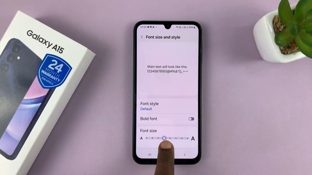 How To Change Font Size On Samsung Galaxy A15 смотреть онлайн