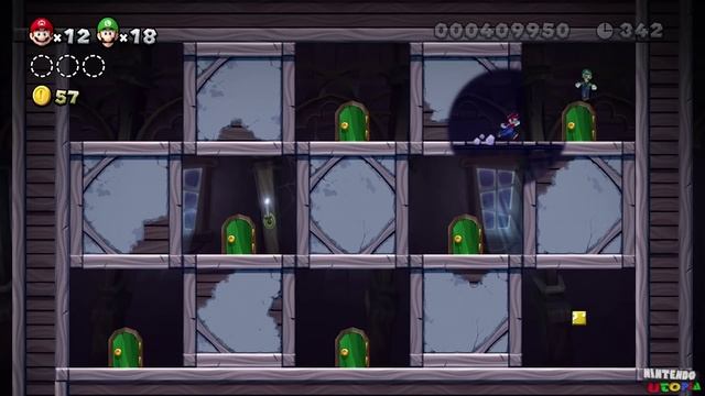 New Super Mario Bros. U Deluxe ᴴᴰ Full Playthrough (Warps, 2-Player) смотреть онлайн