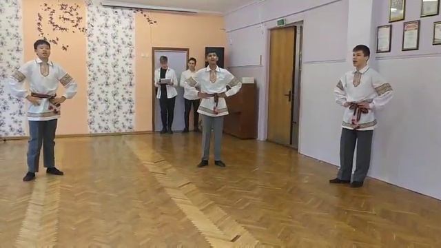 Танцевальный коллектив "Праменьчык", г. Минск, Беларусь. Мужской танец "Жабка". смотреть онлайн