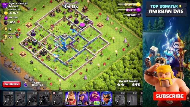Best TH13 No Heroes Attack Strategy in Coc - 3 Star TH13 without Heroes in Clash of Clans смотреть онлайн