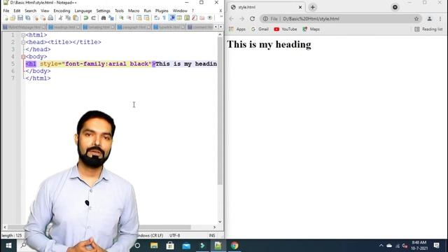 HTML Style Attributes with Text Formatting | HTML Styles using CSS | Hindi | #basichtml18 смотреть онлайн