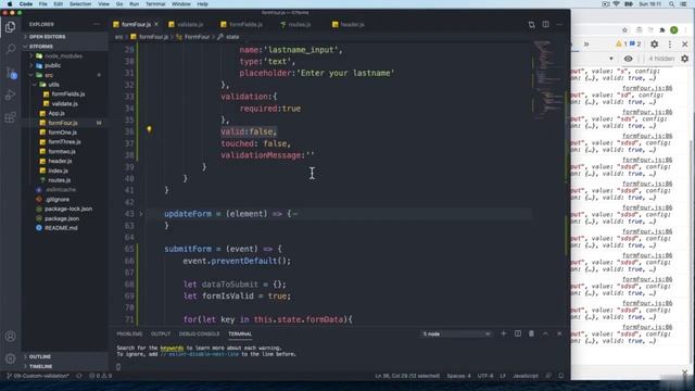 How to Custom Submit Form in React - React Js Tutorial #65 смотреть онлайн