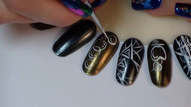 Роспись ногтей. Быстрый рисунок. Пузырьки. смотреть онлайн