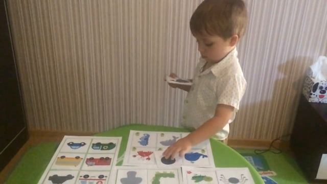 развивашка - найди тень