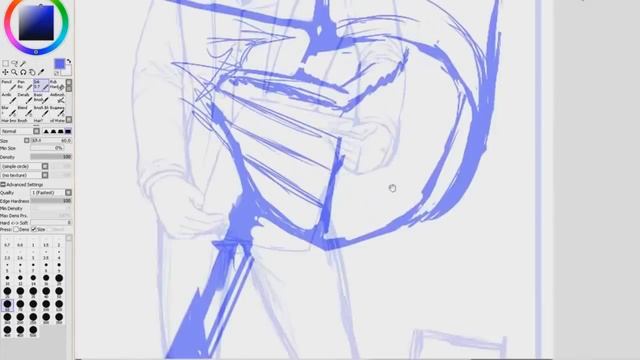 Рисуем мангу \ Soul inqisition 06 \ Paint Tool SAI смотреть онлайн