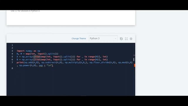 Array Mathematics | Hackerrank Python Solution | English Explanation смотреть онлайн