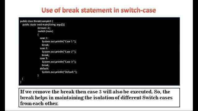 java tutorial 13: break in Java смотреть онлайн