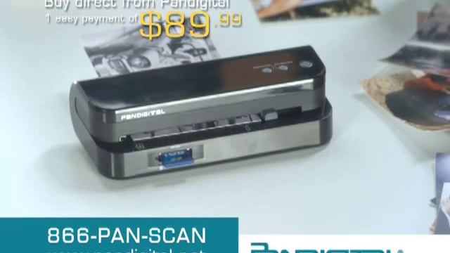 Pandigital One-touch personal photo scanner смотреть онлайн