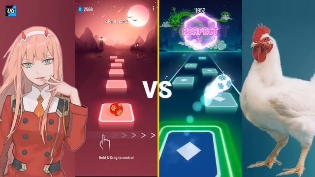 Tiles Hop - 2 Phut Hon - Phao X Masew VS J.Geco - Chicken Song | V Gamer