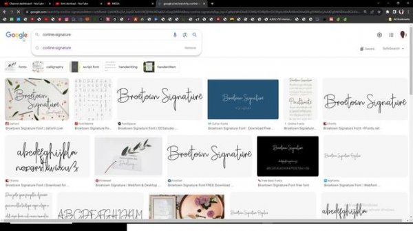 FREE FONTS DOWNLOAD | 25 Unique Signature Fonts