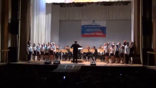 1.11.2014 - А. Вдовина. Песня марш 'Держитесь, ветераны' смотреть онлайн