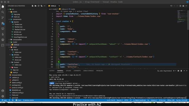 Vue 3 - Simple Blog Practice смотреть онлайн