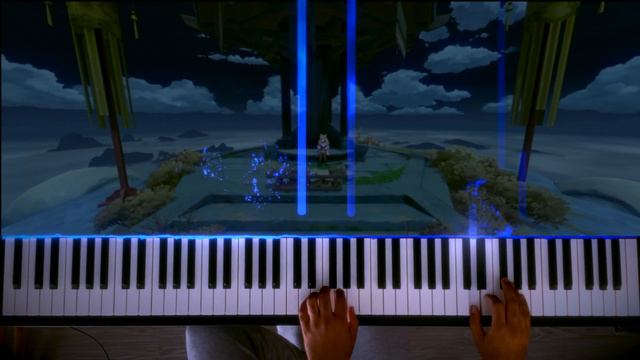 Genshin Impact Qingyun Peak Night - Piano смотреть онлайн