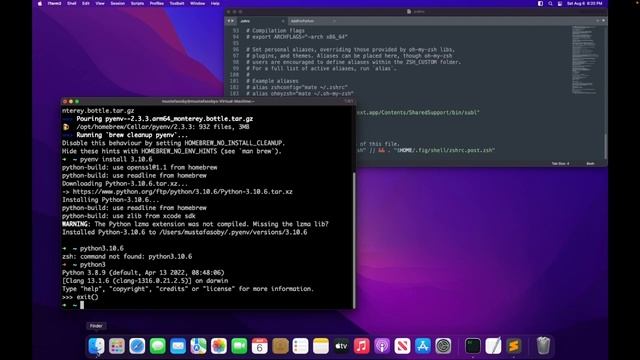How To Install Python 3 (or 2) For MacOS M1