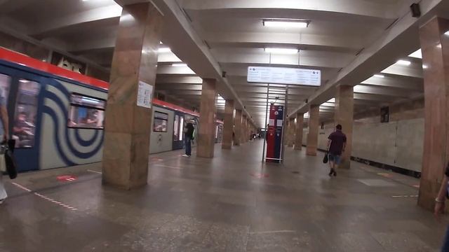 Станция Улица 1905 года метро Москва Metro Moscow 2021 смотреть онлайн