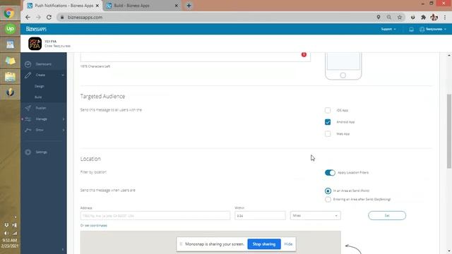 Location based push notification смотреть онлайн