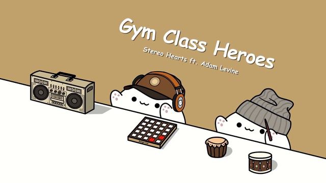 Gym Class Heroes: Stereo Hearts ft. Adam Levine (cover by Bongo Cat) 🎧 смотреть онлайн