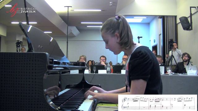 František Xaver Dušek: Sonatina u G-duru - Allegro, Lana Hrandek, klavir / Bistrički ZVUKOLIK 2014. смотреть онлайн