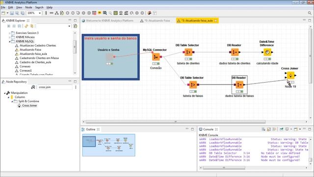 KNIME - Cross Join - SQL смотреть онлайн