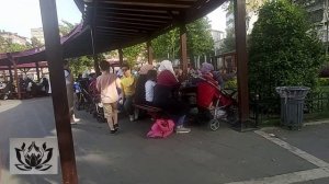 Ужин в парке ,район Фатих .Стамбул.
