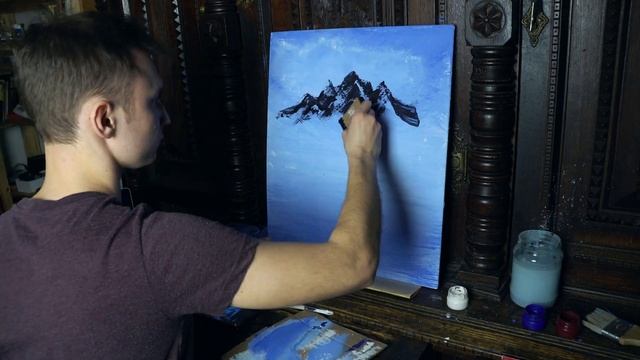 ? РИСУЮ по туториалу Боба Росса ГУАШЬЮ / Блоггер - ХУДОжник смотреть онлайн