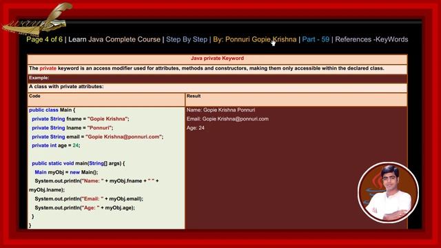 Learn Java Complete Course| Step By Step | References - Keywords |By: Ponnuri Gopie Krishna |Part–5 смотреть онлайн