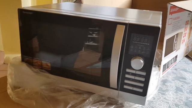 Unboxing SHARP CONVECTION MICROWAVE смотреть онлайн