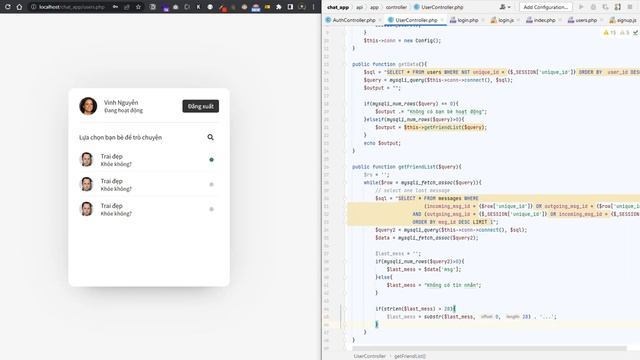 #2 Code Chat App Realtime với HTML/CSS/JS/PHP смотреть онлайн