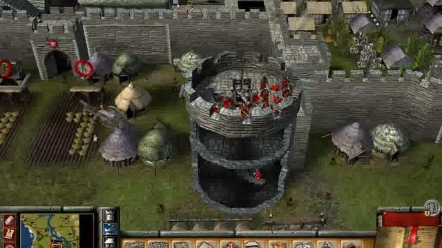 Stronghold 2 (PoW) Playthrough - Mission 8: The Hawk's Nest (part 2) смотреть онлайн