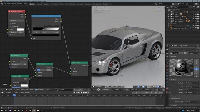 3D моделирование авто в Blender. Урок 28. смотреть онлайн