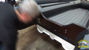 Установка транцевых колес на лодку ПВХ  НДНД