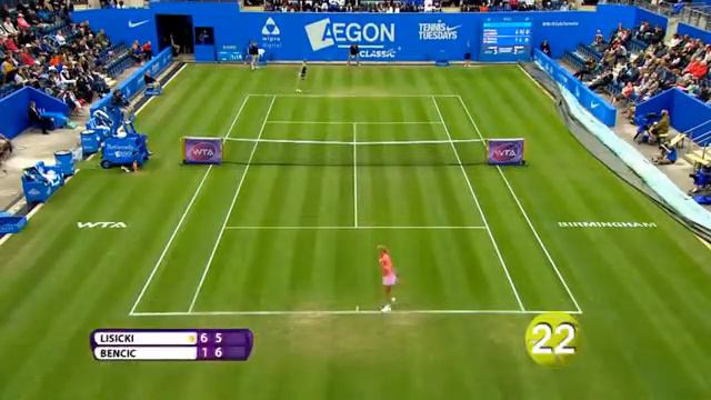 Sabine Lisicki Blasts 27 Aces Sets WTA Record смотреть онлайн