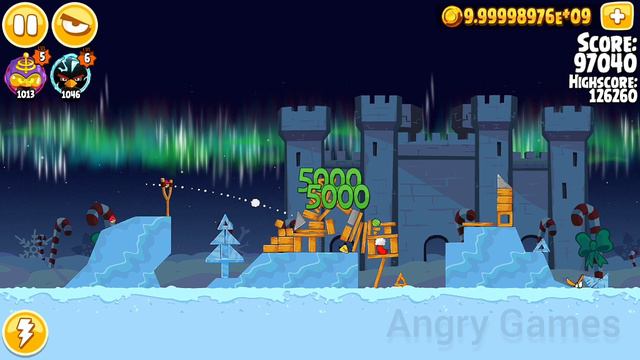 Angry Birds Seasons Winter Wonderham 3 Level смотреть онлайн
