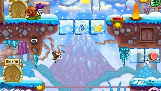 Snail Bob 6. Улитка Боб. Приключения. Зимняя сказка. 11-20 уровни.