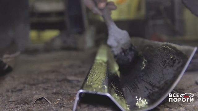 Процесс замены порогов Volkswagen Jetta V. VSEPOROGI смотреть онлайн