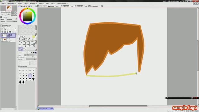Как сделать свою голову из скина minecraft в Pains Tool Sai смотреть онлайн
