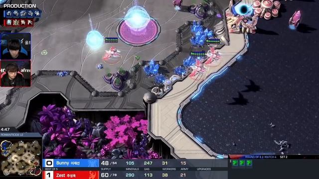 [2021 GSL Super Tournament 1] Ro.8 | Bunny (T) vs. Zest (P) смотреть онлайн
