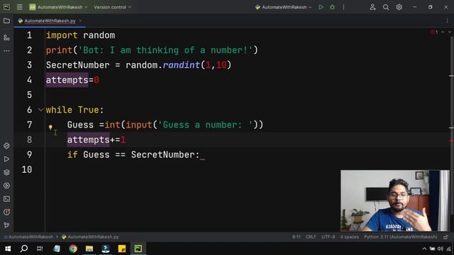 How to Build Python Random Number Guessing Game смотреть онлайн